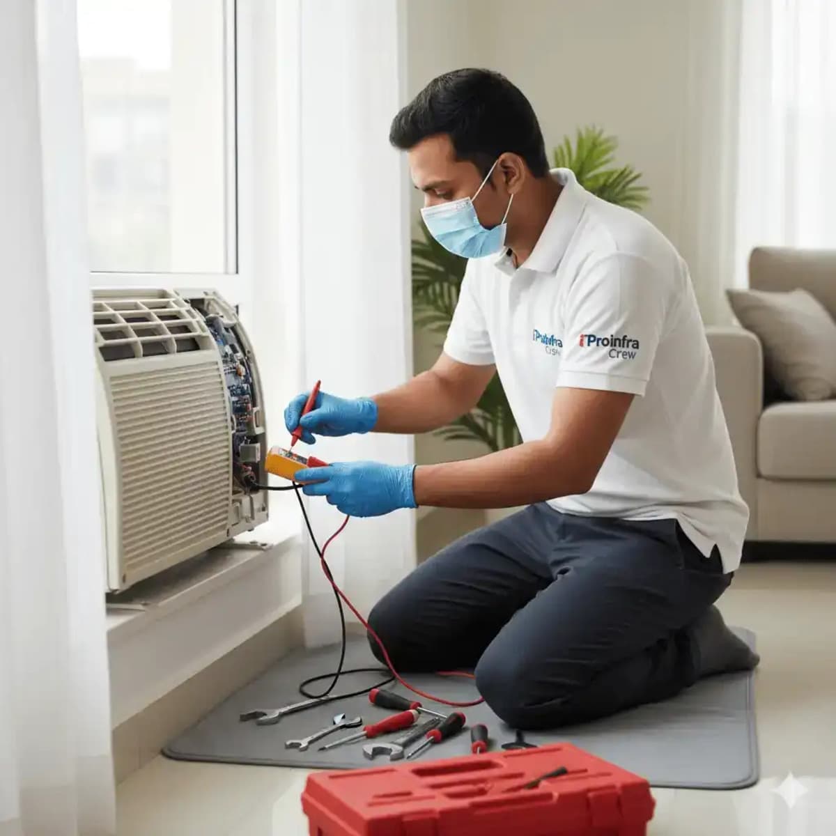 Window AC service and repairing