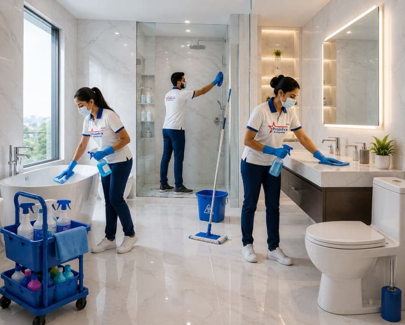 Bathroom cleaning service