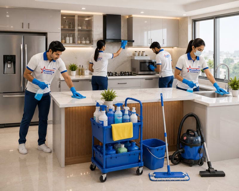Kitchen deep cleaning service