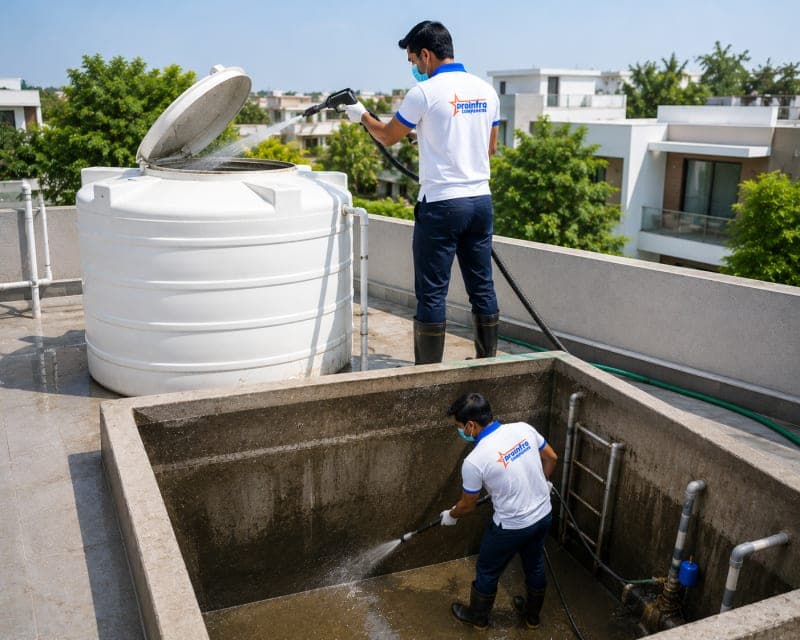 water tank & sump cleaning