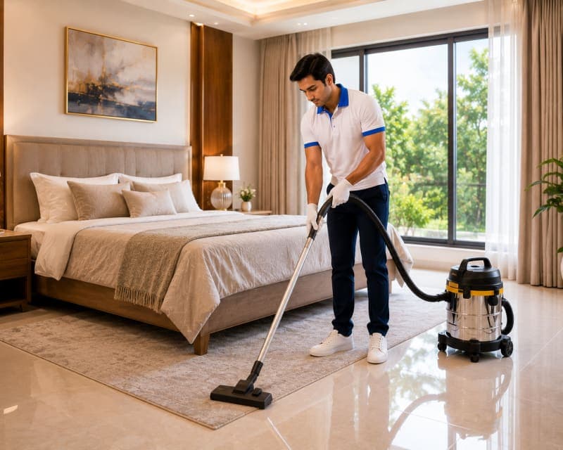 Area cleaning